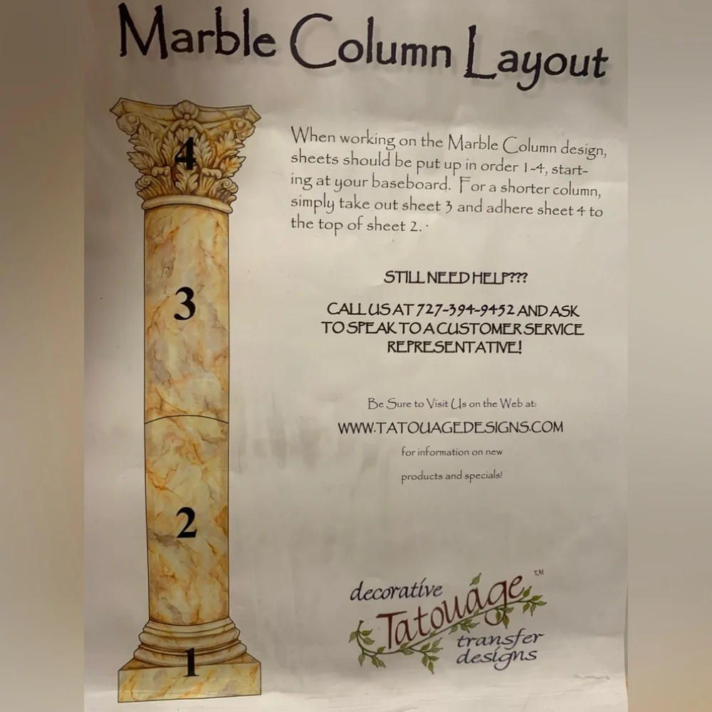 Marble column Layout